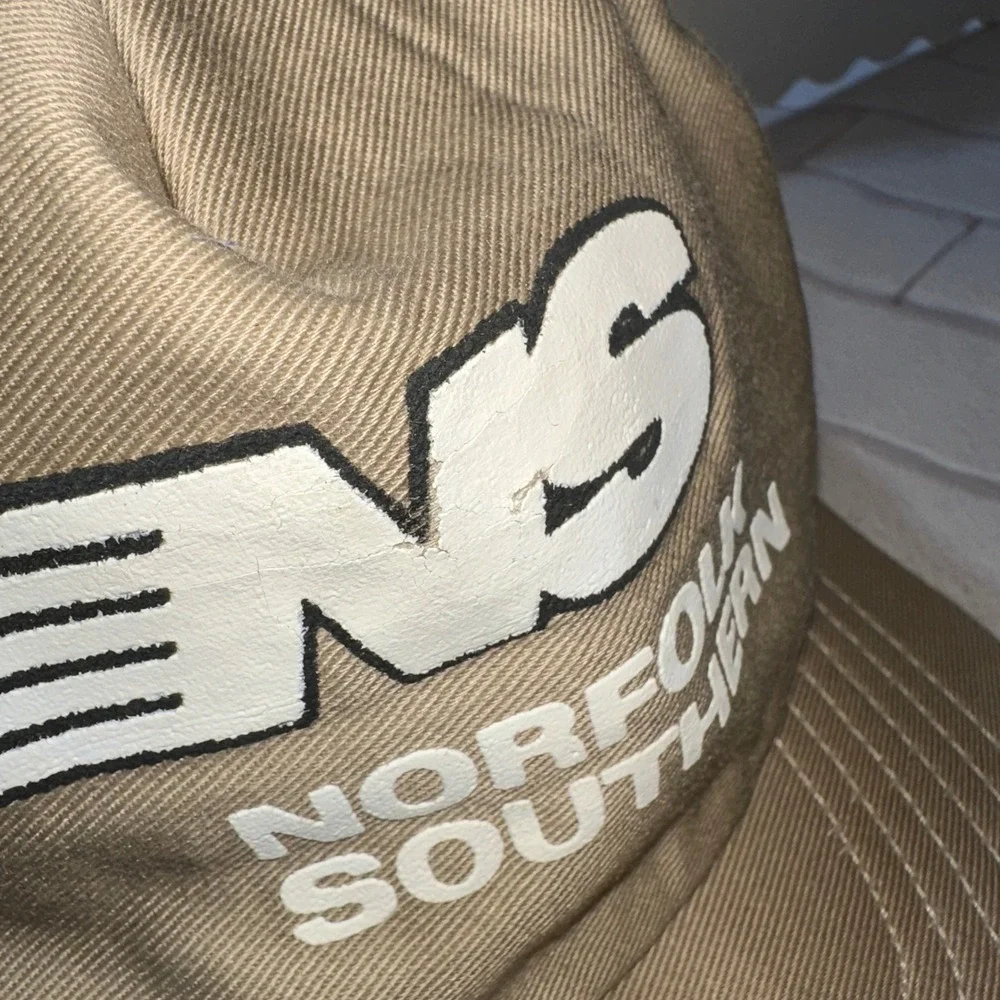 Vintage Norfolk‎ Southern Corduroy Trucker & New Era SD Snapback Hat Bundle 3pc